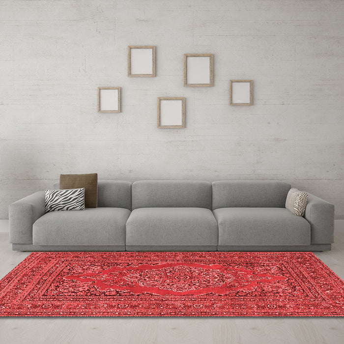 Traditional Red Washable Rugs