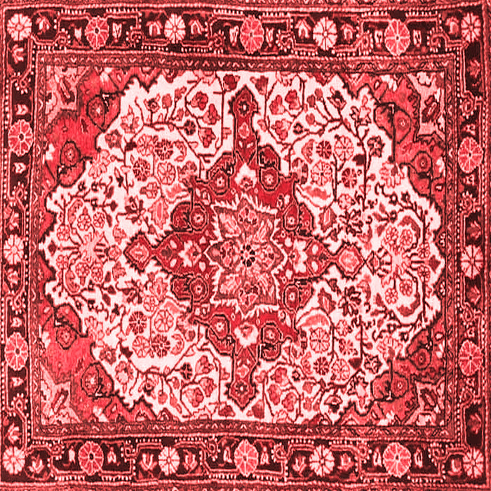 Medallion Red Traditional Rug, tr4711red