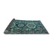 Sideview of Medallion Light Blue Traditional Rug, tr4712lblu