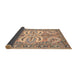 Sideview of Traditional Gold Brown Persian Rug, tr4713