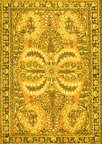 Persian Yellow Traditional Rug, tr4713yw