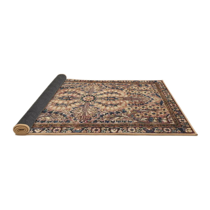 Sideview of Traditional Chestnut Brown Persian Rug, tr4714