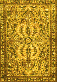 Persian Yellow Traditional Rug, tr4714yw