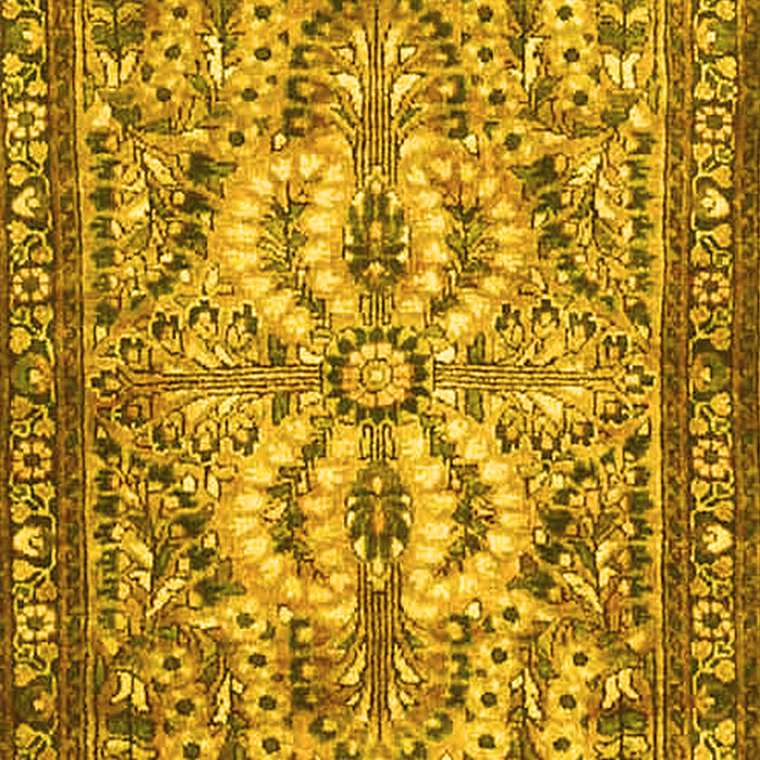 Persian Yellow Traditional Rug, tr4714yw