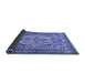 Sideview of Persian Blue Traditional Rug, tr4714blu