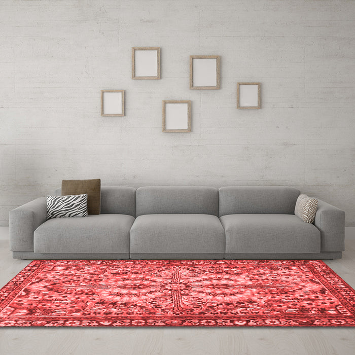 Traditional Red Washable Rugs