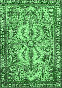 Persian Emerald Green Traditional Rug, tr4714emgrn