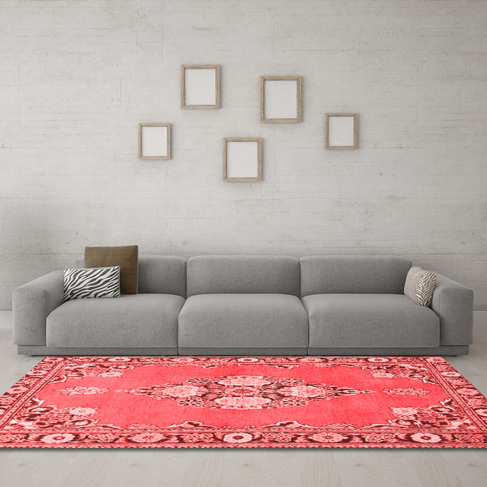 Traditional Red Washable Rugs