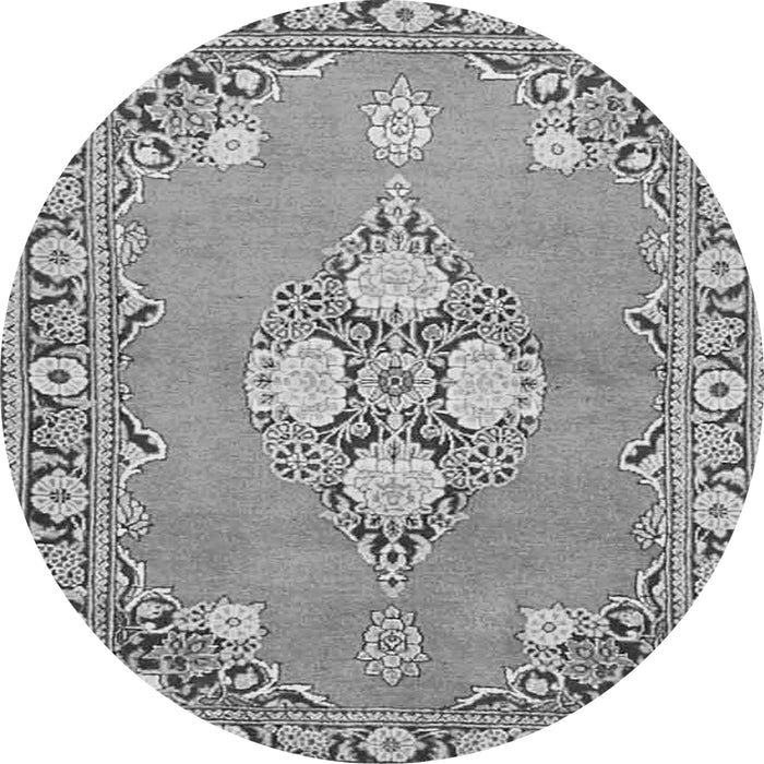 Square Persian Gray Traditional Rug, tr4715gry