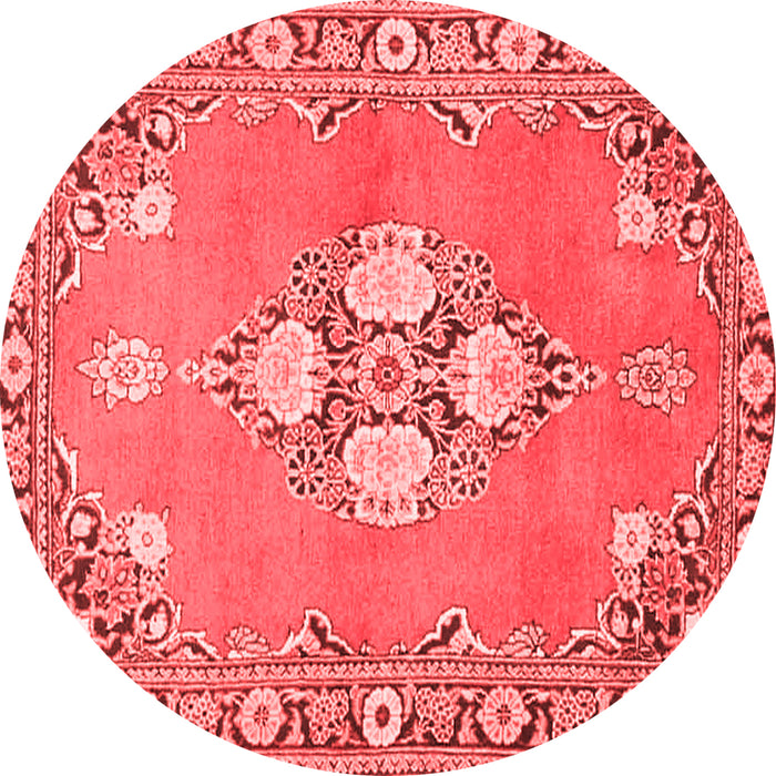 Machine Washable Persian Red Traditional Rug, wshtr4715red