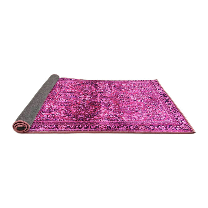 Sideview of Persian Pink Traditional Rug, tr4716pnk