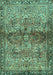 Persian Turquoise Traditional Rug, tr4716turq