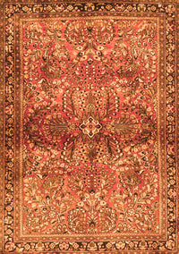 Persian Orange Traditional Rug, tr4716org