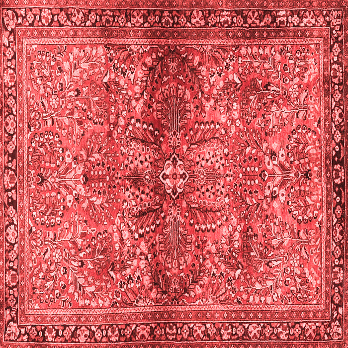 Machine Washable Persian Red Traditional Rug, wshtr4716red