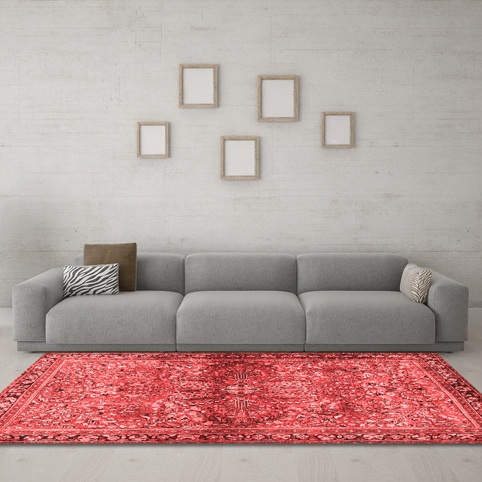 Traditional Red Washable Rugs