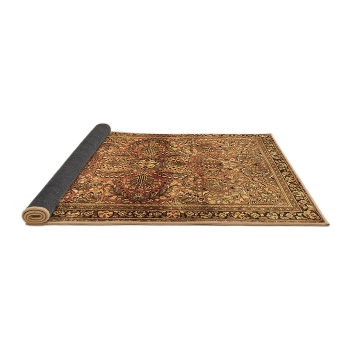 Sideview of Persian Brown Traditional Rug, tr4716brn
