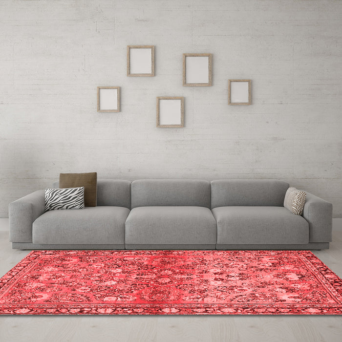 Traditional Red Washable Rugs