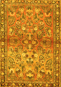 Persian Yellow Traditional Rug, tr4717yw