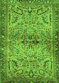 Persian Green Traditional Rug, tr4718grn