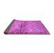 Sideview of Persian Purple Traditional Rug, tr4718pur