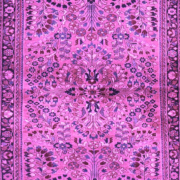 Machine Washable Persian Purple Traditional Area Rugs, wshtr4718pur