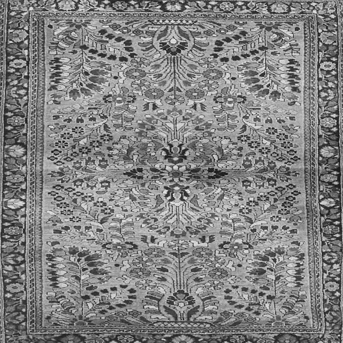 Serging Thickness of Persian Gray Traditional Rug, tr4718gry