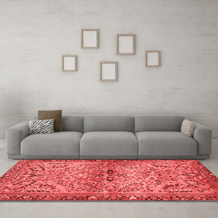 Traditional Red Washable Rugs