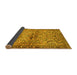 Sideview of Persian Yellow Traditional Rug, tr4718yw