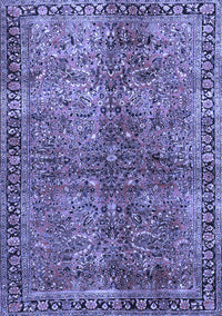 Oriental Blue Traditional Rug, tr4719blu