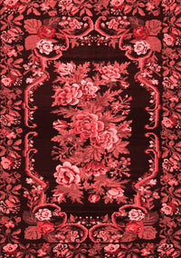 Medallion Red French Rug, tr471red