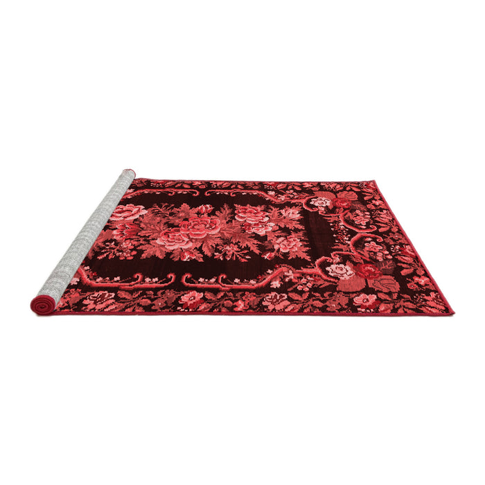 French Red Washable Rugs