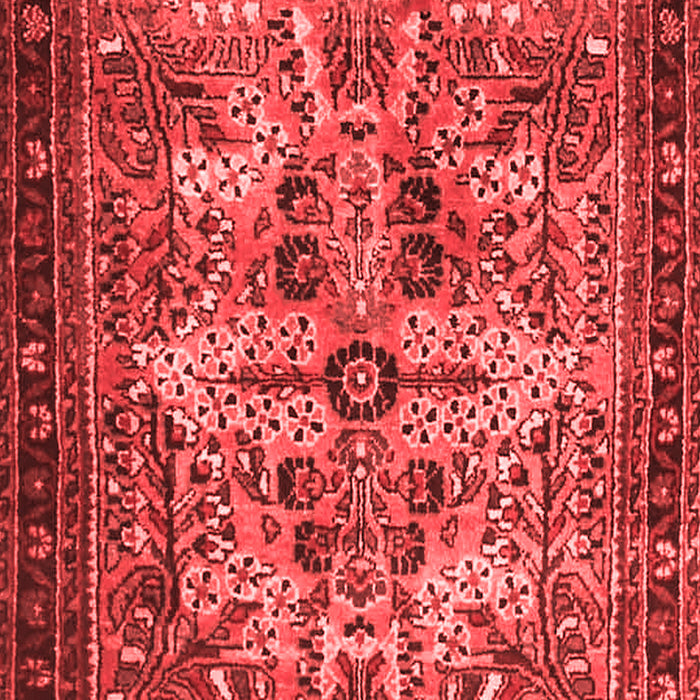 Machine Washable Persian Red Traditional Rug, wshtr4721red