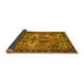 Sideview of Persian Yellow Traditional Rug, tr4721yw