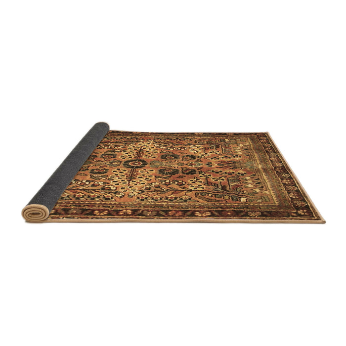Sideview of Persian Brown Traditional Rug, tr4721brn