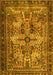 Persian Yellow Traditional Rug, tr4721yw