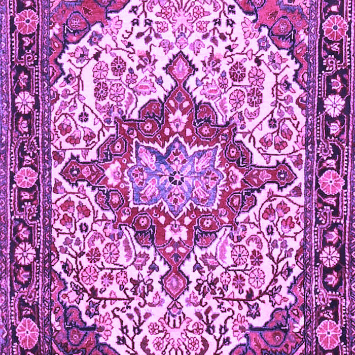Medallion Purple Traditional Rug, tr4722pur