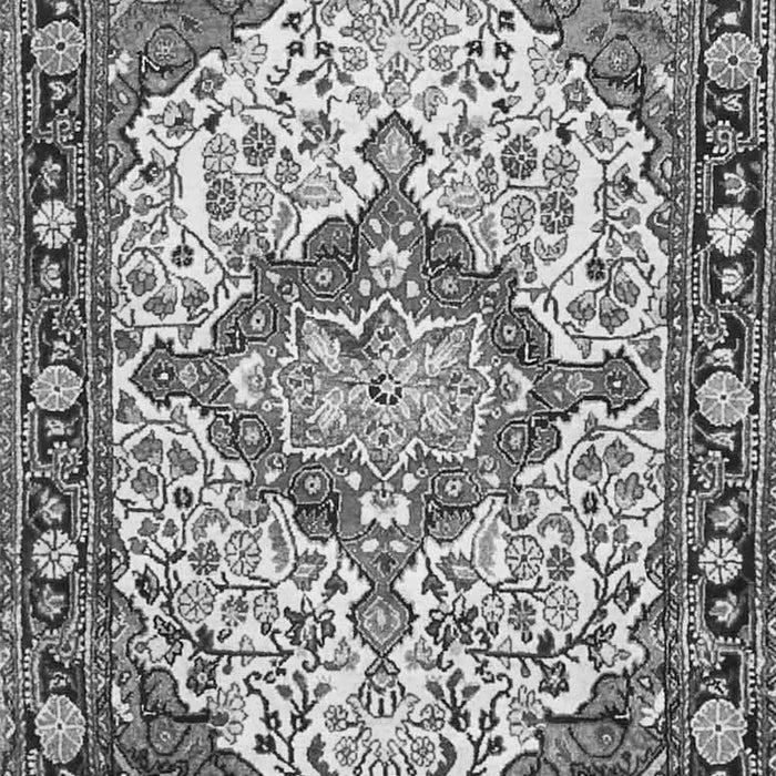 Medallion Gray Traditional Rug, tr4722gry