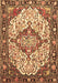 Medallion Brown Traditional Rug, tr4722brn