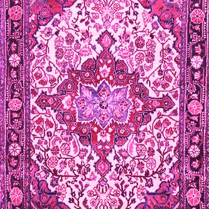 Medallion Pink Traditional Rug, tr4722pnk