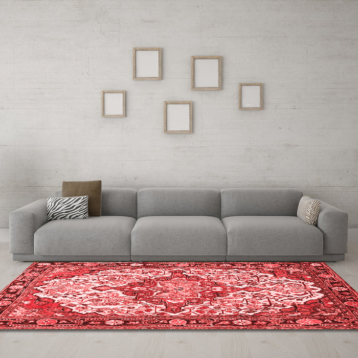 Traditional Red Washable Rugs