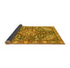 Sideview of Medallion Yellow Traditional Rug, tr4723yw