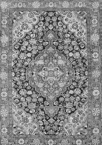 Medallion Gray Traditional Rug, tr4723gry