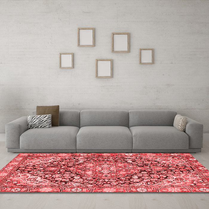 Traditional Red Washable Rugs