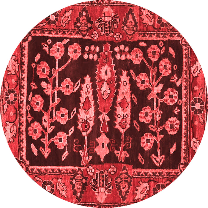 Animal Red Traditional Rug, tr4724red