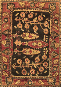 Animal Brown Traditional Rug, tr4724brn