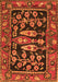 Animal Orange Traditional Rug, tr4724org