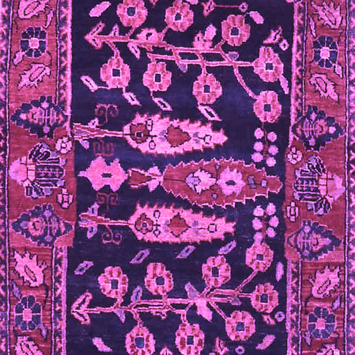 Animal Purple Traditional Rug, tr4724pur