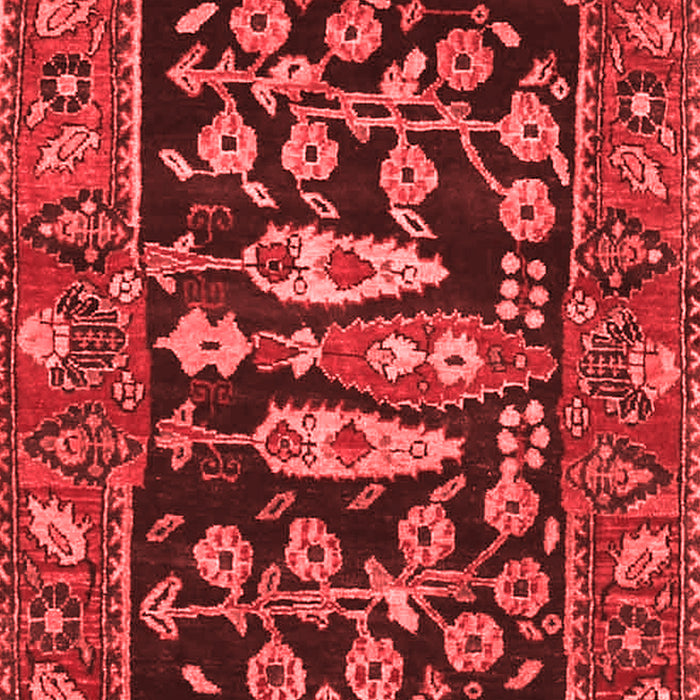 Animal Red Traditional Area Rugs