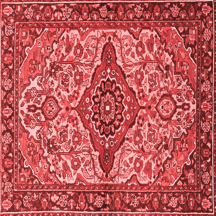 Medallion Red Traditional Rug, tr4725red