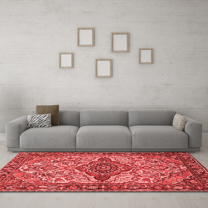 Traditional Red Washable Rugs